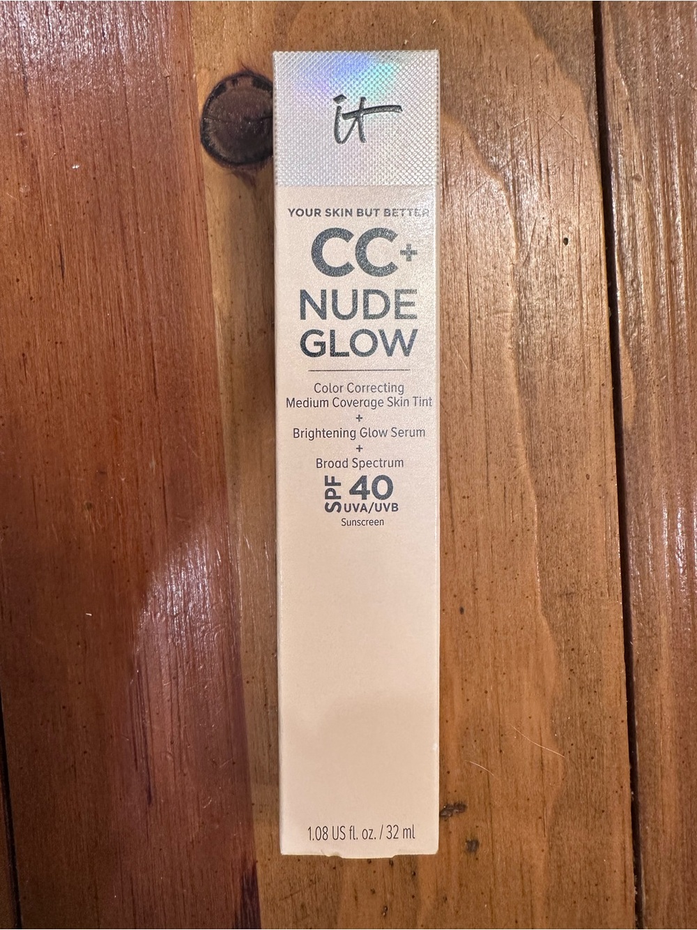 NIB New CC+ NUDE GLOW LIGHTWEIGHT FOUNDATION + GLOW SERUM WITH SPF 40 Light Med - Picture 4 of 16